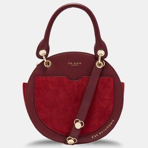 Ted Baker SUNNIE leather circle crossbody bag